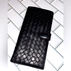 Bottega Venetia Intrecciato Weave Continental Wallet
